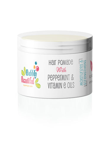 All Natural Hair Pomade with Peppermint & Vitamin E Oils (4 oz)